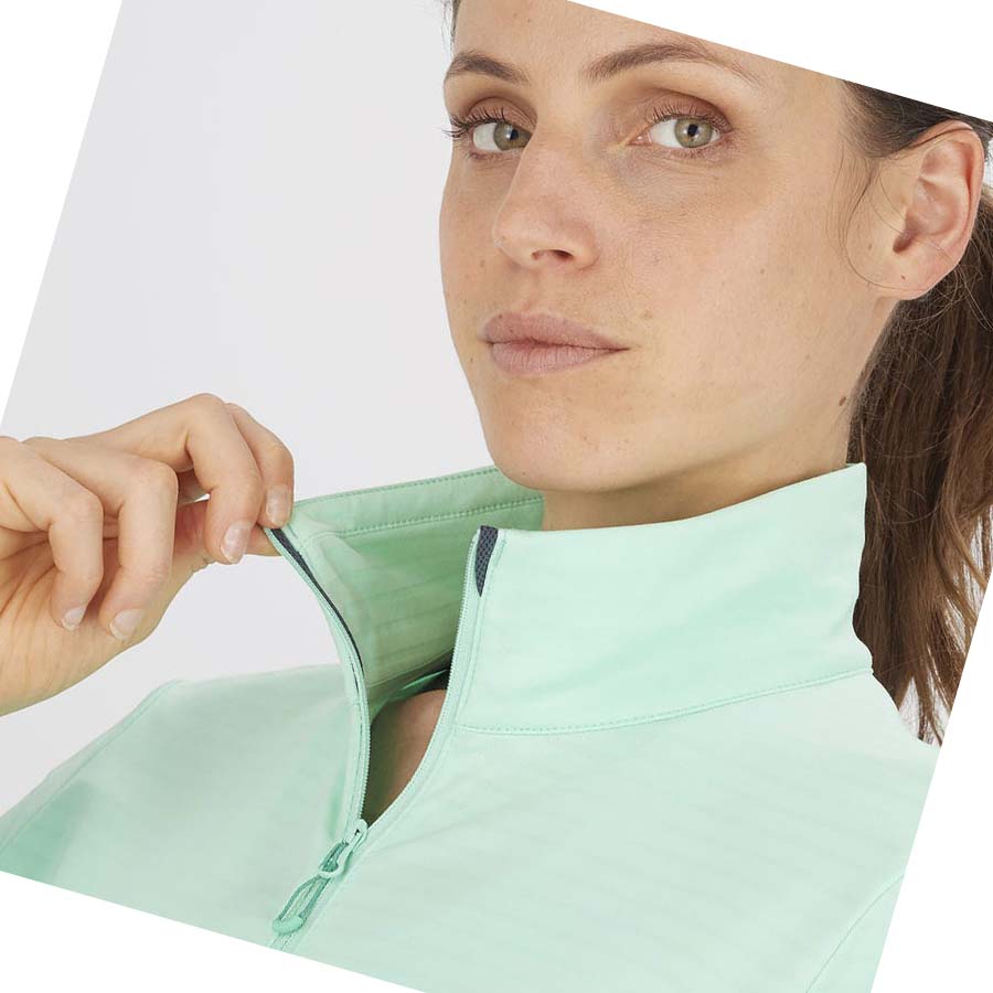 Sudadera Con Capucha Salomon ESSENTIAL LIGHTWARM Mujer Verdes | MX 2536DFM